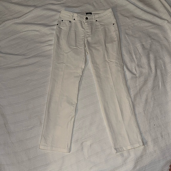 IMAN WHITE STRETCH JEANS - Picture 1 of 3